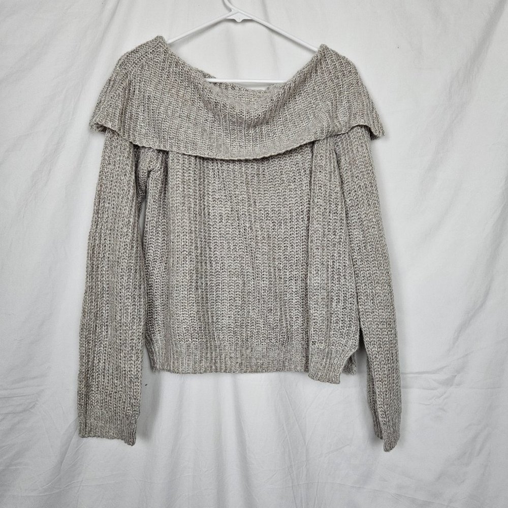 Light Gray Sweater by Say What? Size L